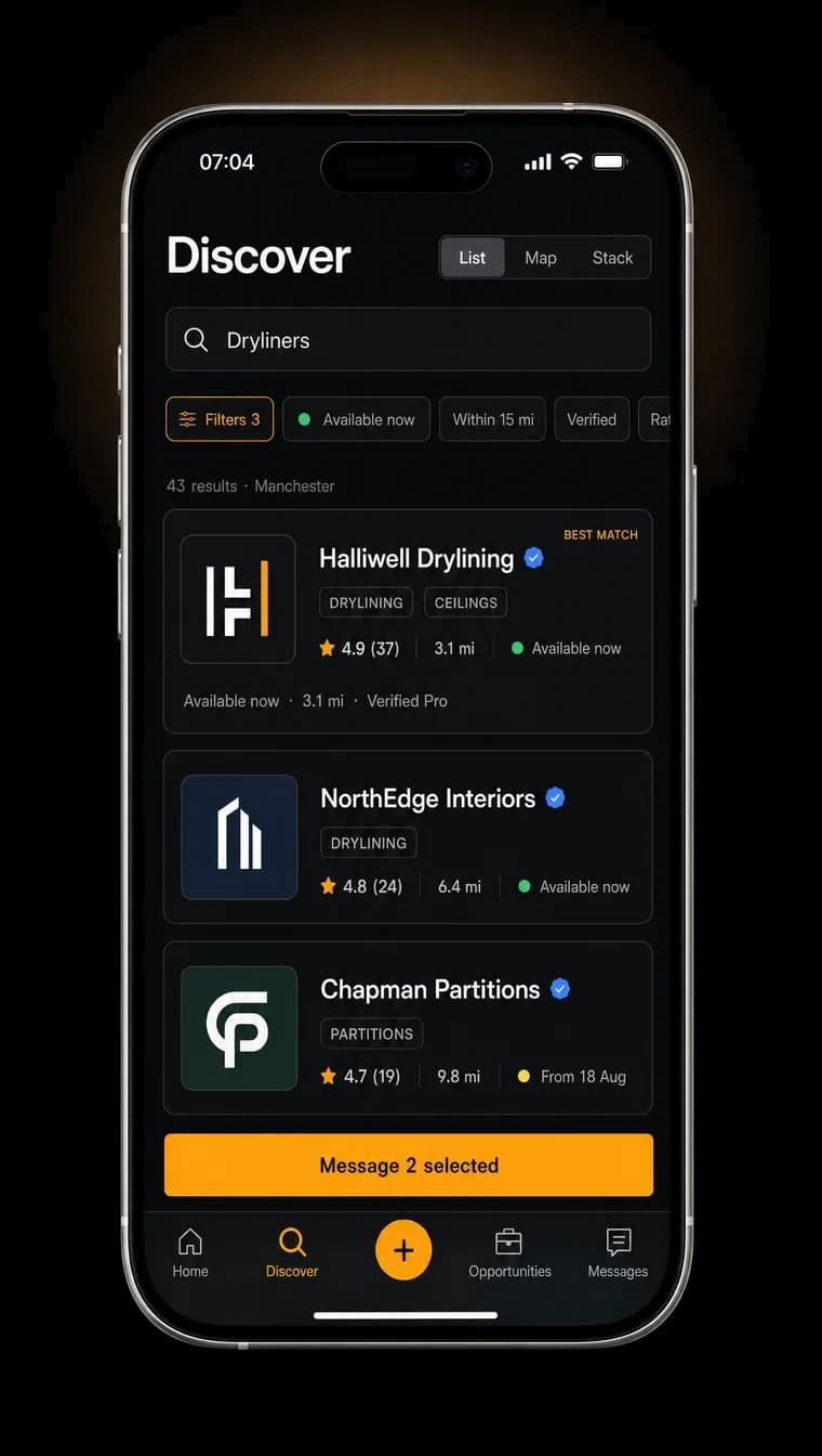 Discover search results with verified companies