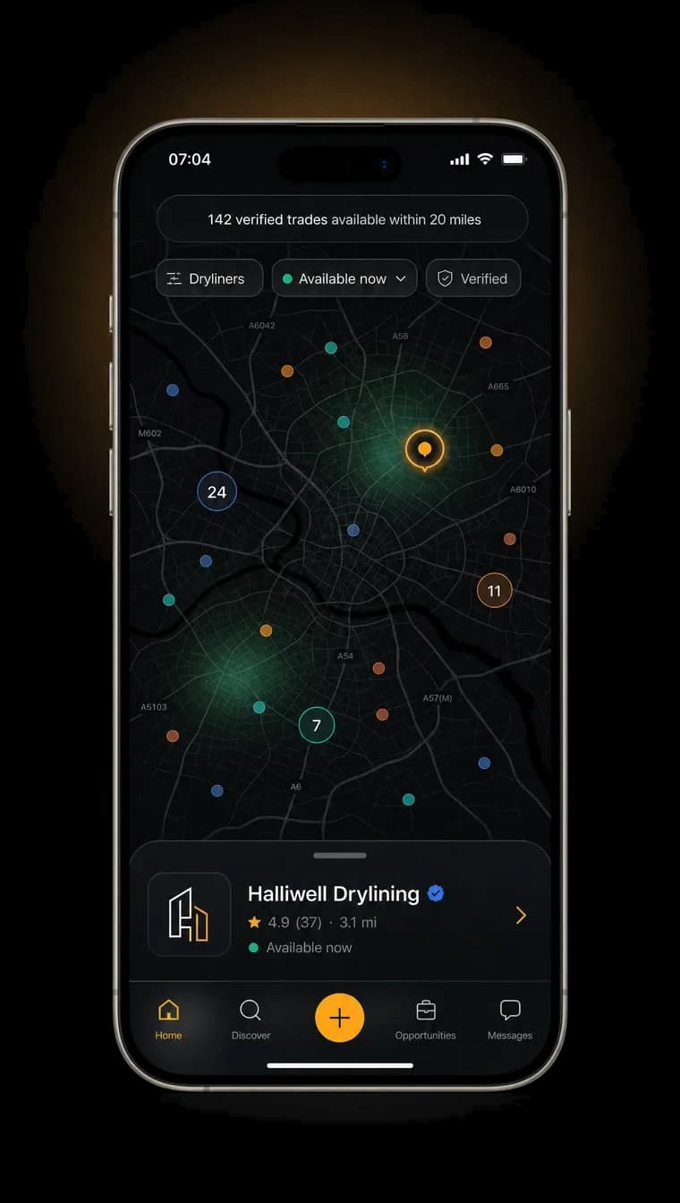 Trado Radar live availability map